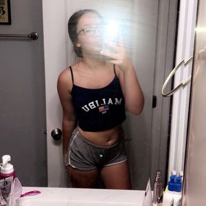 malibu crop top from shein